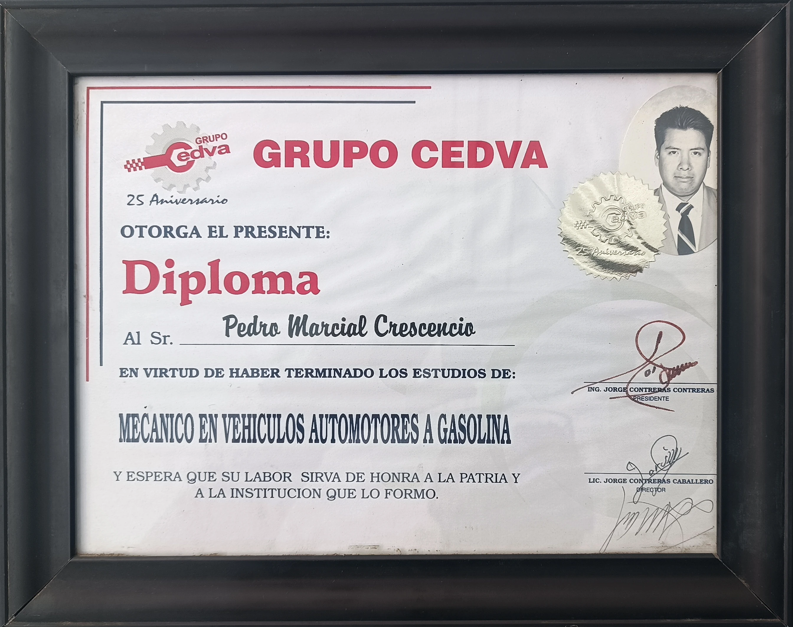Diploma curso mecánica general